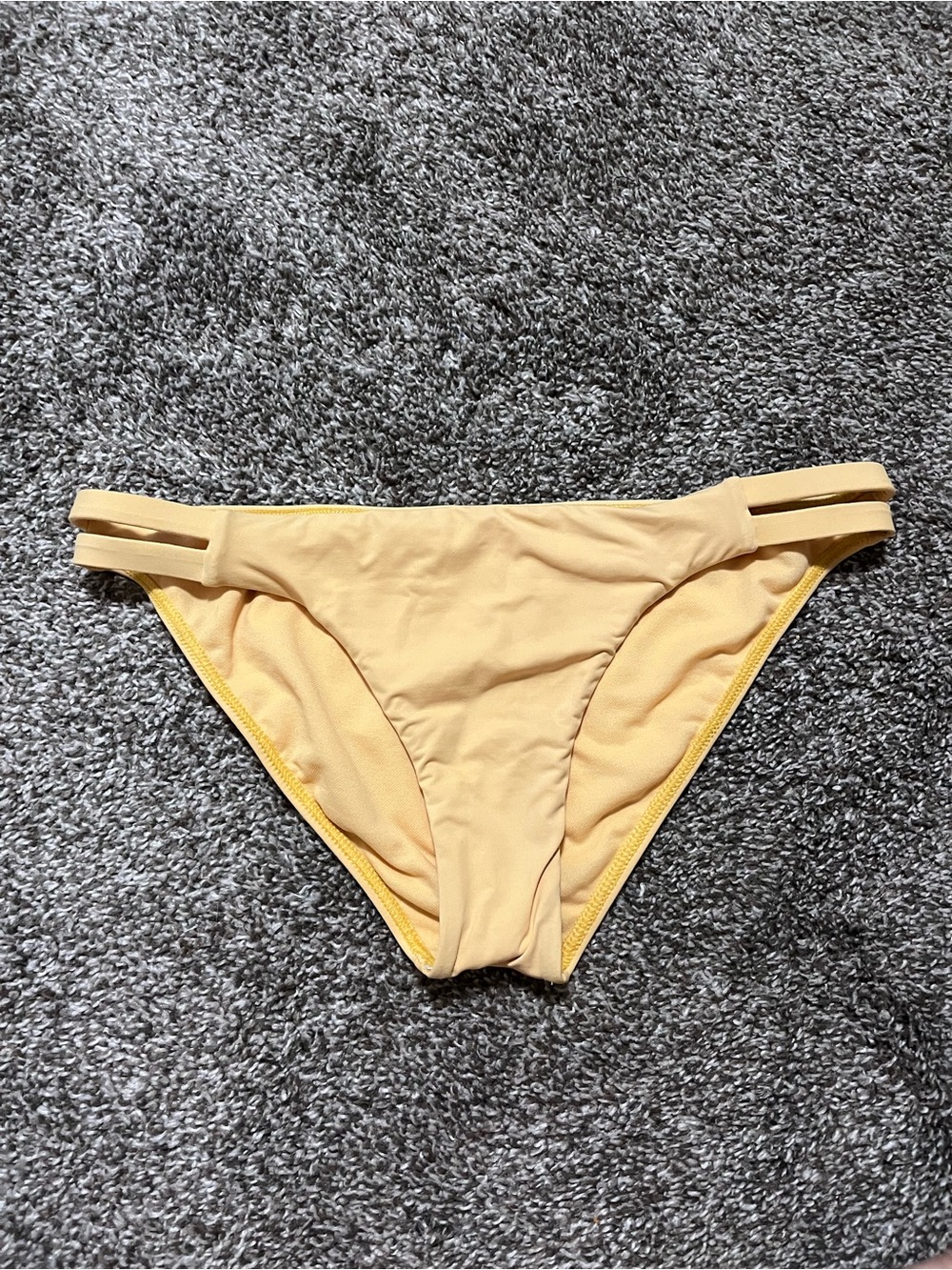Billabong Bikini Swimsuit Bottoms Yellow Medium